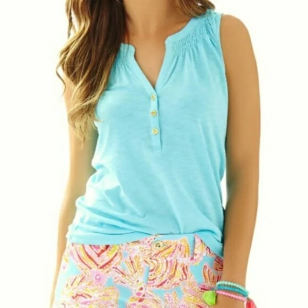 Lilly Pulitzer 97865 Women's Sleeveless Essie Tank Top Size XS